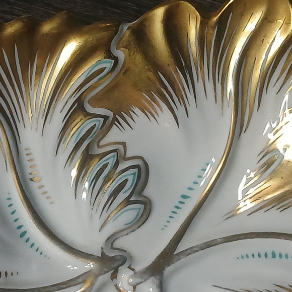 Vintage German RPM Gold Gilt Porcelain Dish - Picture 11 of 14